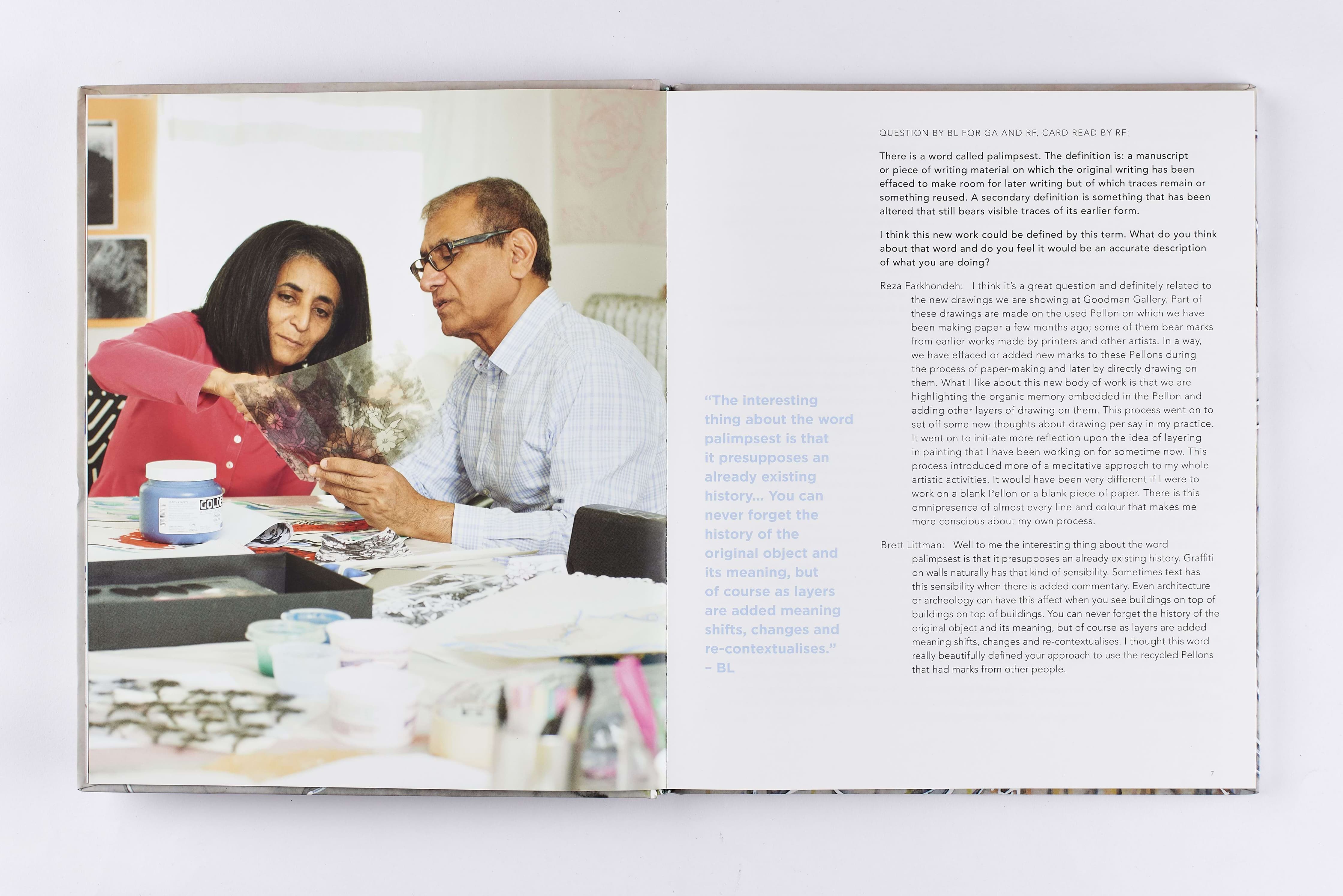 Ghada Amer & Reza Farkhondeh: Love is a Difficult Blue for sale