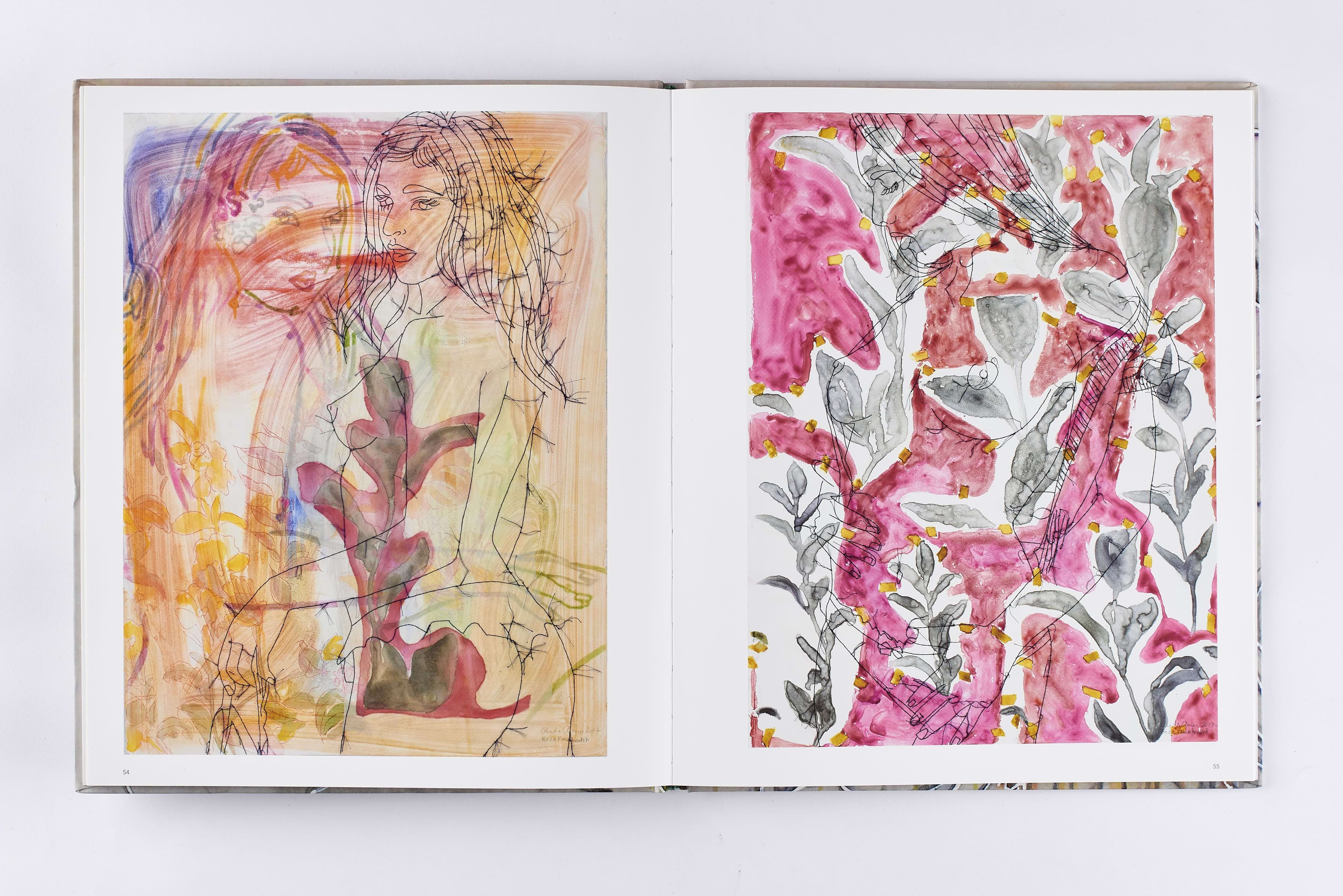 Ghada Amer & Reza Farkhondeh: Love is a Difficult Blue for sale
